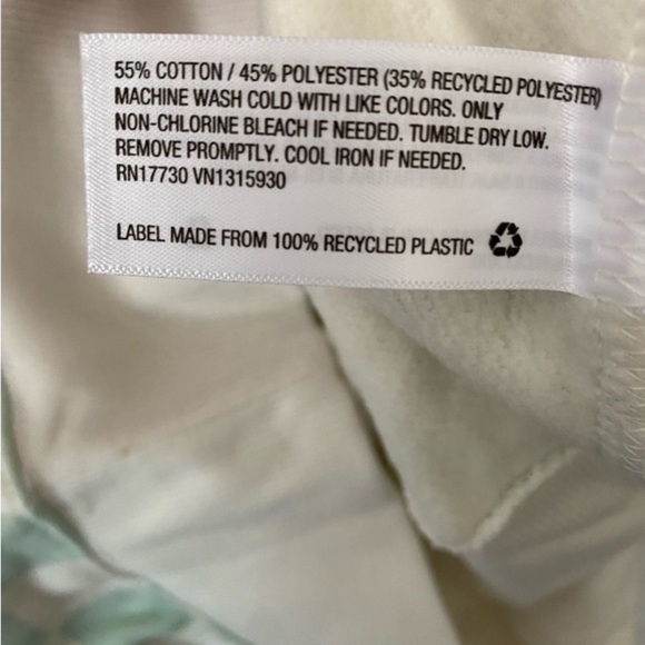 Wild fable oversized green cream check hoodie nwt - Picture 5 of 5